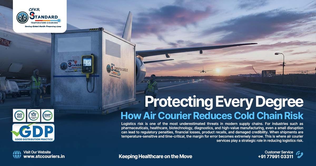 air courier services for temperature controlled shipments