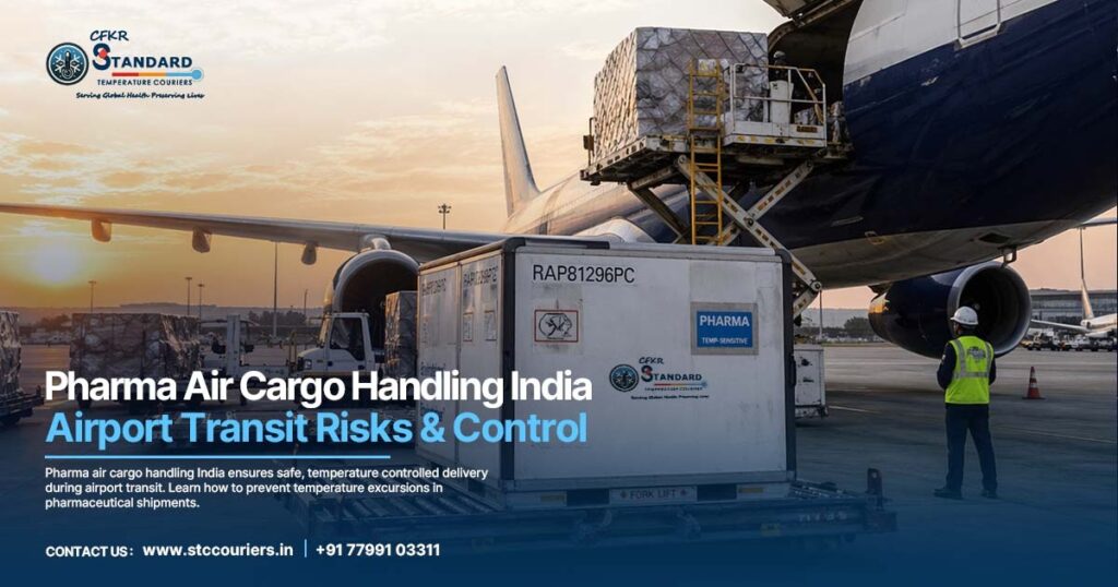 pharma air cargo handling India airport transit temperature controlled logistics