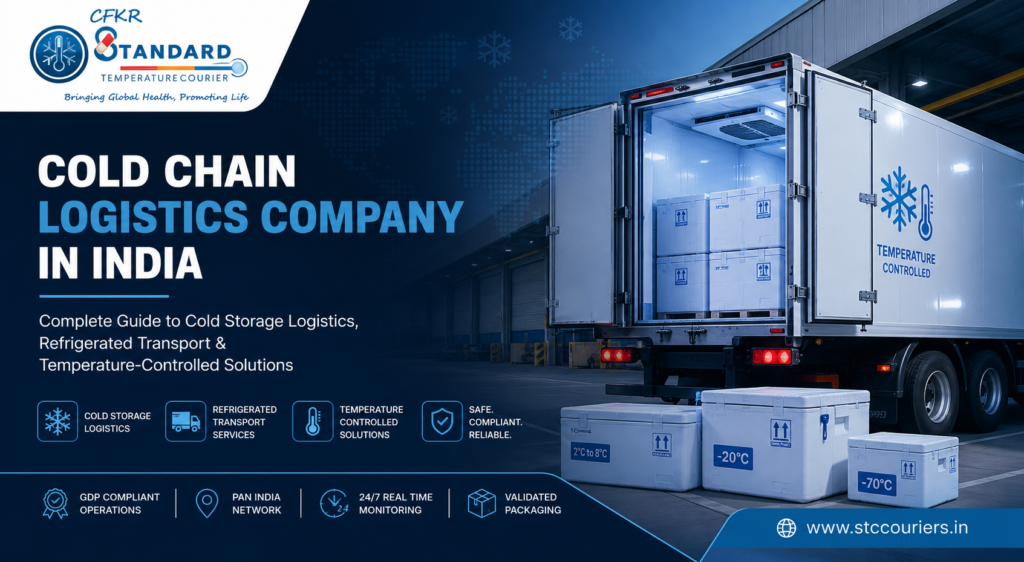 CFKR Standard Temperature Couriers providing cold chain logistics, cold storage logistics, refrigerated transport services, and temperature-controlled logistics solutions across India.
