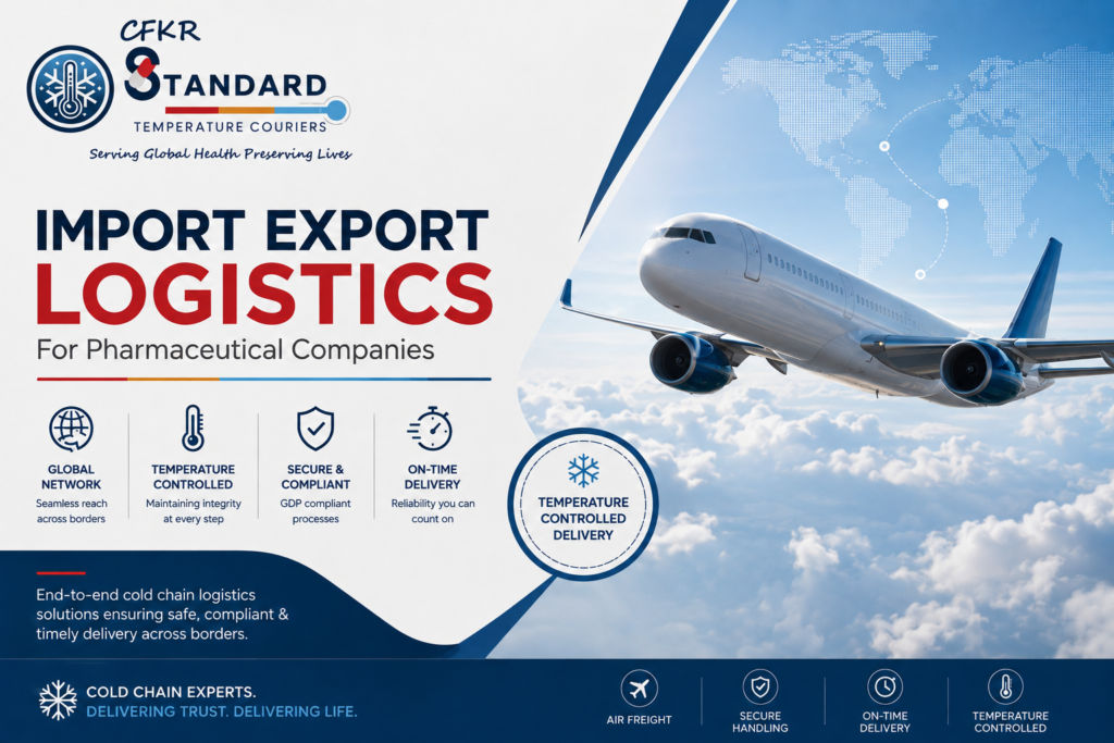 Temperature Controlled Pharmaceutical Air Freight Logistics for Global Import Export