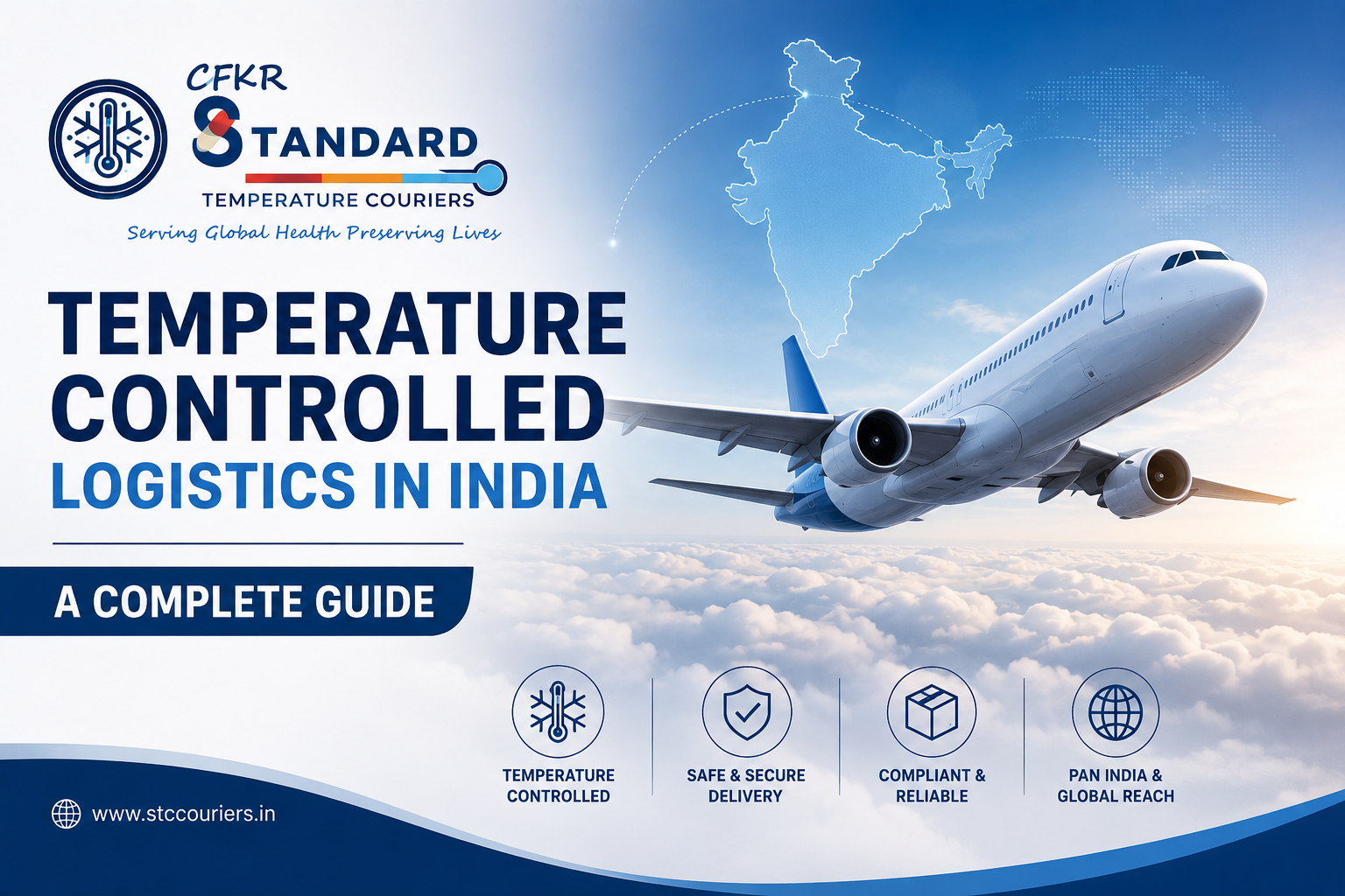 Temperature controlled logistics in India with air freight for pharmaceutical shipments