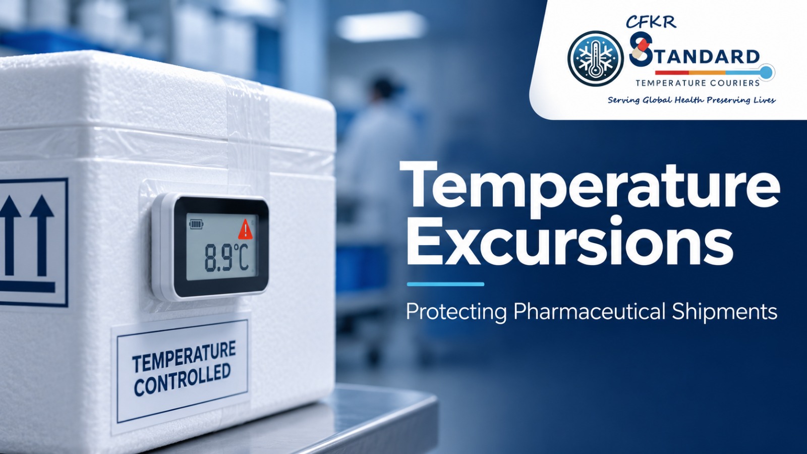 Temperature excursion monitoring for temperature-controlled pharmaceutical shipments